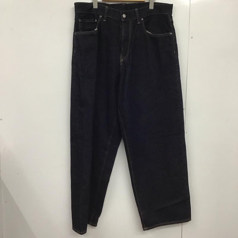 ギャップ GAP パンツ デニム、ジーンズ デニムパンツ ワイドパンツ カジュアルパンツ ストレッチパンツ 34 無地 インディゴ / インディゴ /  メンズ USED 古着 中古 10148578