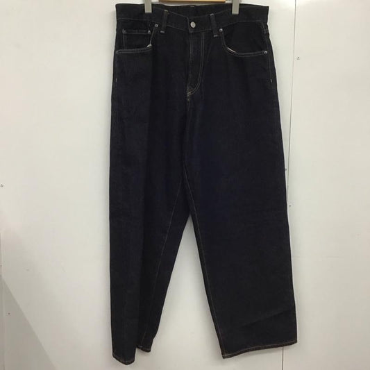 ギャップ GAP パンツ デニム、ジーンズ デニムパンツ ワイドパンツ カジュアルパンツ ストレッチパンツ 34 無地 インディゴ / インディゴ /  メンズ USED 古着 中古 10148578