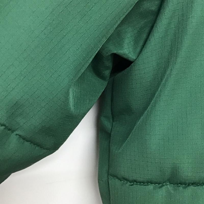 ザラ ZARA ジャケット、上着 ジャンパー、ブルゾン ジップアップジャケット ナイロンジャケット アウター ダウンジャケット S ロゴ、文字 緑 / グリーン /  メンズ USED 古着 中古 10144288