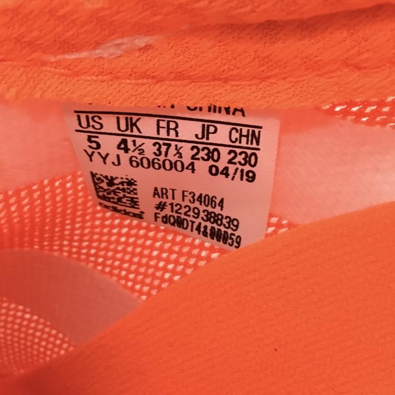 アディダス adidas スニーカー スニーカー F34064 adizero rc ランニングシューズ 23cm 箱有 23.0cm ロゴ、文字 橙 / オレンジ / X 白 / ホワイト / X 黒 / ブラック /  レディース USED 古着 中古 10147907