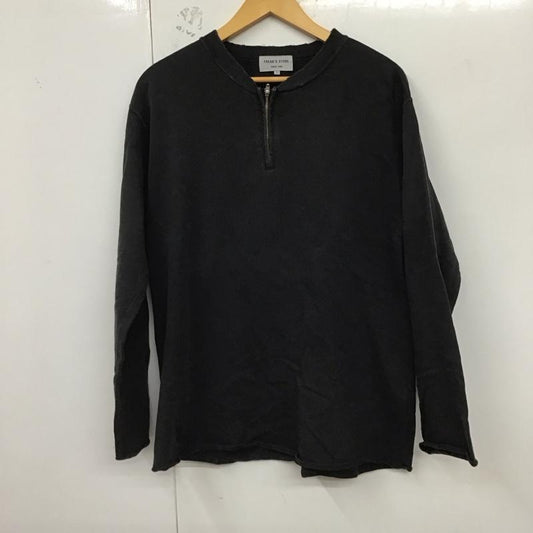フリークスストア FREAK S STORE トレーナー 長袖 L 無地 黒 / ブラック /  メンズ USED 古着 中古 10128557