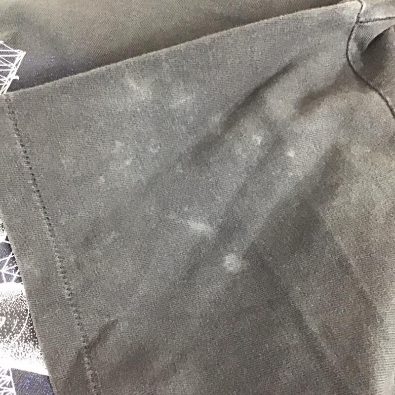 ヘインズ HANES Tシャツ 半袖 半袖カットソー プリントTシャツ 80s 1986年コピーライト blacbird スペースシャトル L プリント ダークグレー / ダークグレー /  メンズ USED 古着 中古 10149116