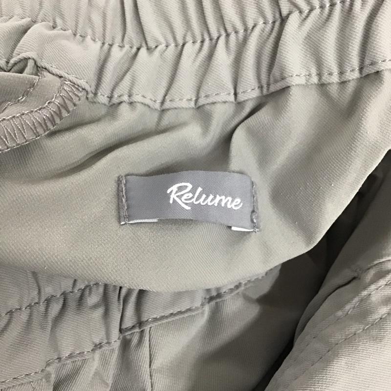 レリュームジャーナルスタンダード relume Journal Standard パンツ ワークパンツ、ペインターパンツ 143-562-0124-0-9096 ワイドパンツ カジュアルパンツ L ロゴ、文字 灰 / グレー /  メンズ USED 古着 中古 10112731