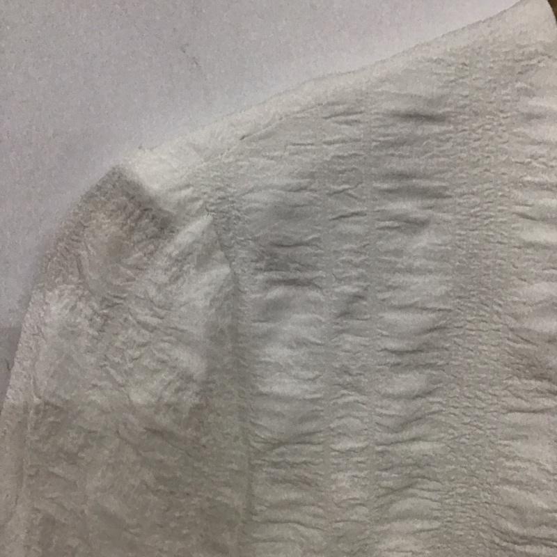 ザラ ZARA チュニック 七分袖 XS 無地 白 / ホワイト /  レディース USED 古着 中古 10139375