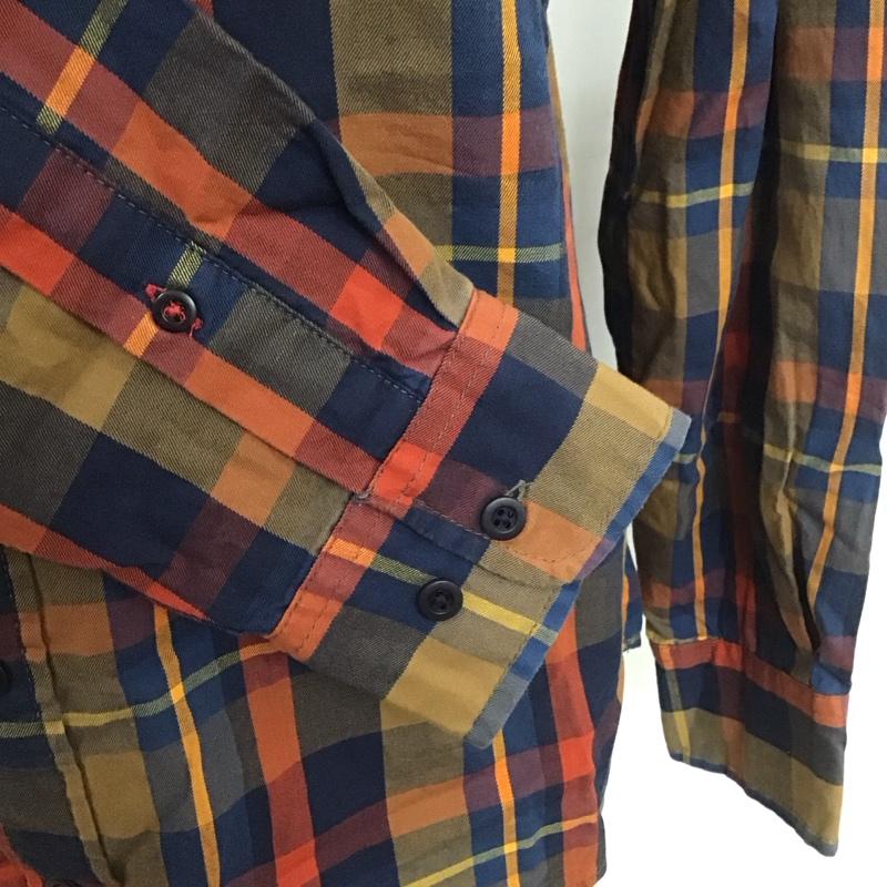 トミーヒルフィガー TOMMY HILFIGER シャツ、ブラウス 長袖 長袖シャツ チェックシャツ カラーシャツ カジュアルシャツ ボタンダウンシャツ M チェック マルチカラー / マルチカラー /  メンズ USED 古着 中古 10111269