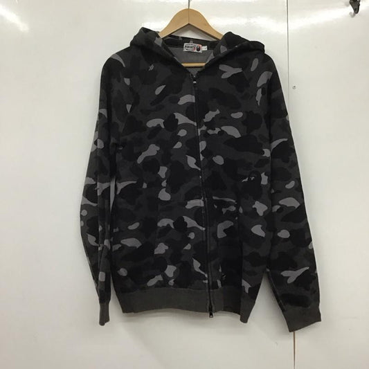 アベイシングエイプ A BATHING APE パーカー 長袖 長袖パーカー ジップアップパーカー スウェット L カモフラージュ柄・迷彩 マルチカラー / マルチカラー /  メンズ USED 古着 中古 10141805