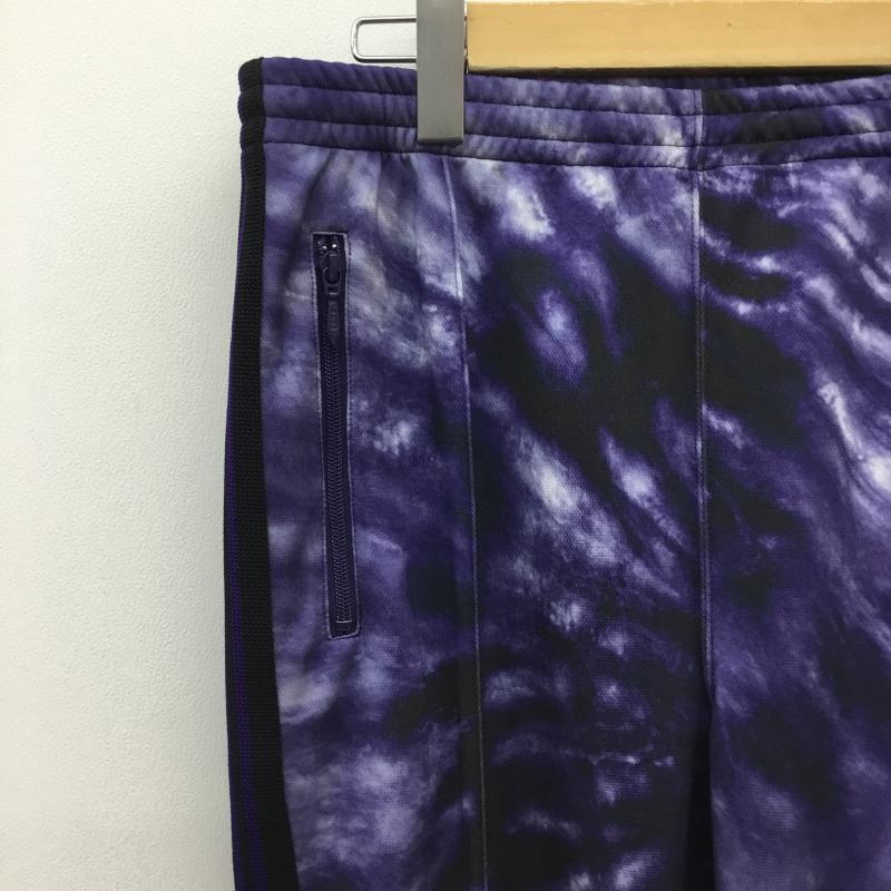 ニードルス Needles パンツ ワークパンツ、ペインターパンツ IN936 Needles ナロートラックパンツ　21SS M ロゴ、文字 X 総柄 紫 / パープル / X 黒 / ブラック / X 白 / ホワイト /  メンズ USED 古着 中古 10118275