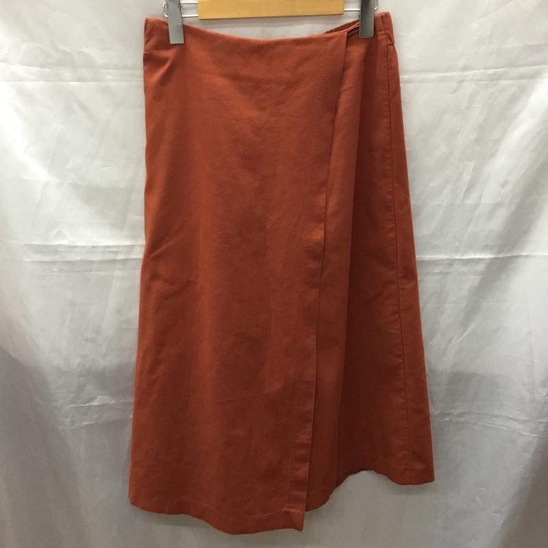 ザラ ZARA TRAFALUC スカート ロングスカート ロングスカート フレアスカート カジュアルスカート S 無地 橙 / オレンジ /  レディース USED 古着 中古 10112221