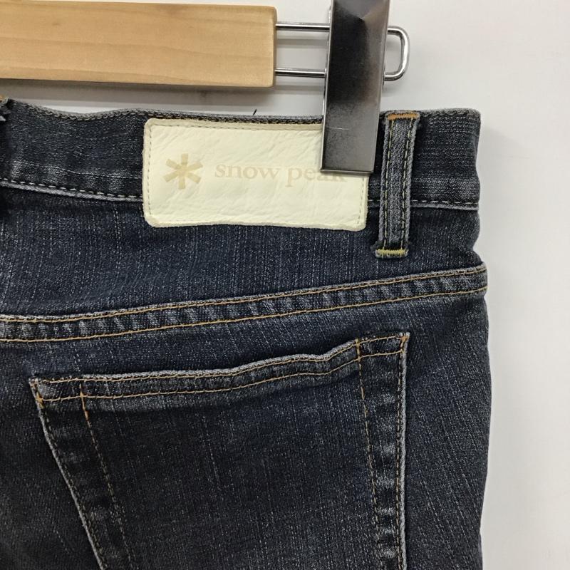 スノーピーク Snow Peak パンツ デニム、ジーンズ S 無地 青 / ブルー /  レディース USED 古着 中古 10140010