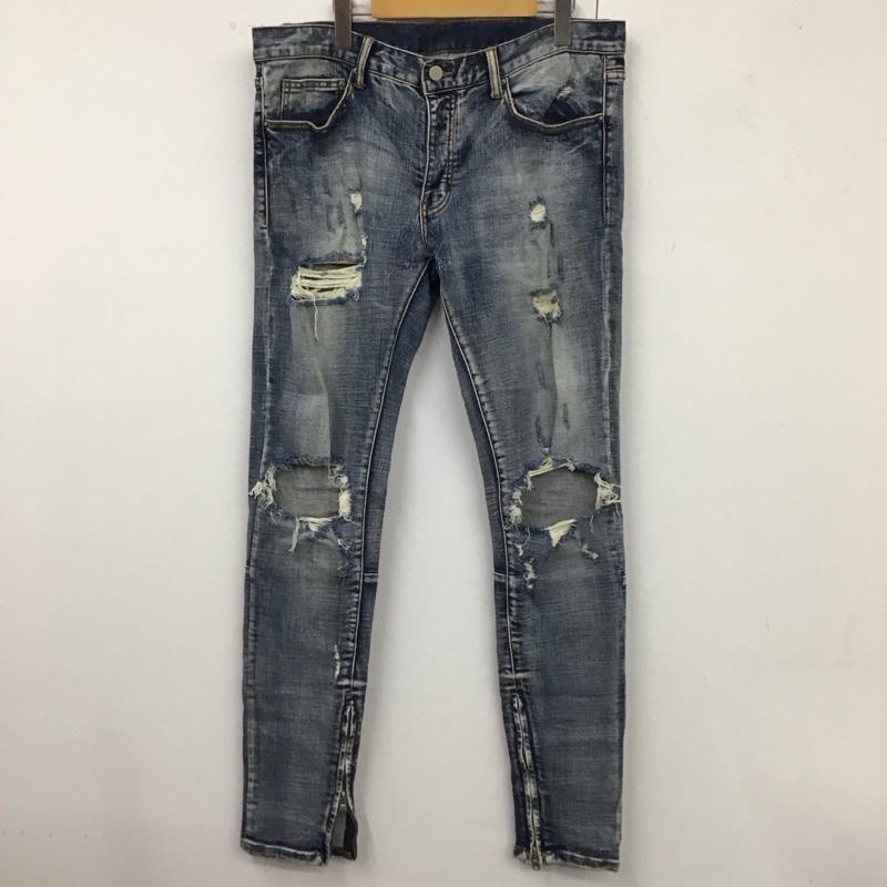 ミニマル mnml パンツ デニム、ジーンズ デニムパンツ スリムパンツ ストレッチパンツ ジーンズ 34 無地 インディゴ / インディゴ /  メンズ USED 古着 中古 10114363