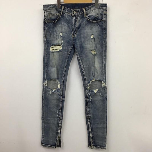 ミニマル mnml パンツ デニム、ジーンズ デニムパンツ スリムパンツ ストレッチパンツ ジーンズ 34 無地 インディゴ / インディゴ /  メンズ USED 古着 中古 10114363