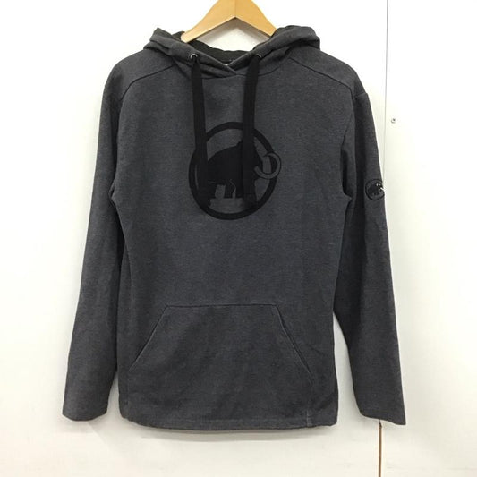 マムート Mammut パーカー 長袖 XS プリント チャコールグレー / チャコールグレー /  レディース USED 古着 中古 10142787