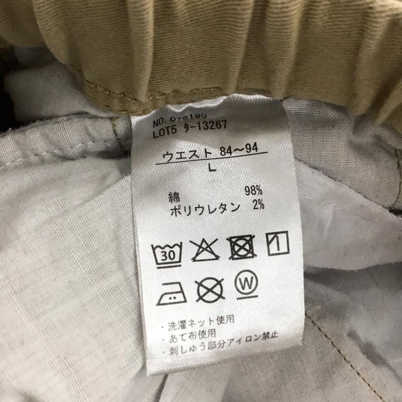 ジェリー GERRY パンツ チノパン チノパン スリムパンツ カジュアルパンツ ストレッチパンツ L 無地 ベージュ / ベージュ /  メンズ USED 古着 中古 10148270