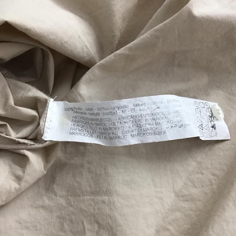 ザラ ZARA シャツ、ブラウス 七分袖 S 無地 ベージュ / ベージュ /  レディース USED 古着 中古 10144241