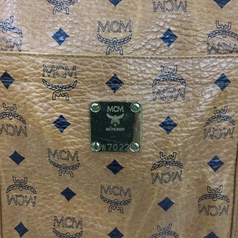 エムシーエム MCM トートバッグ トートバッグ レザー ロゴ ロゴ、文字 茶 / ブラウン /  レディース USED 古着 中古 10144958