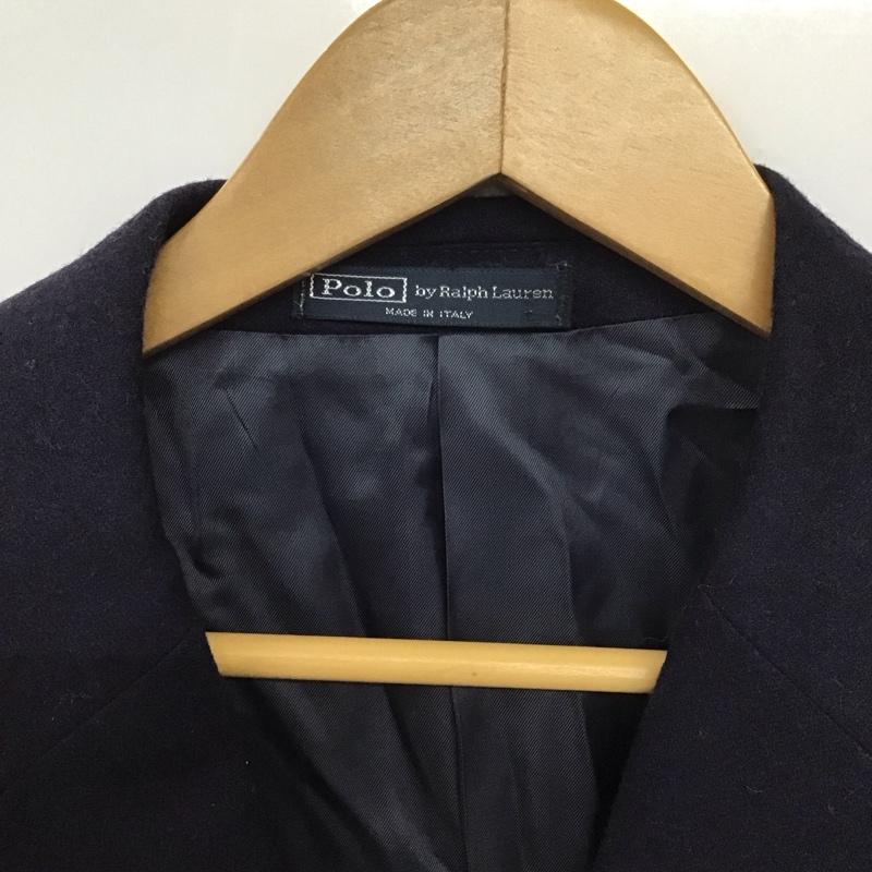 ラルフローレン RALPHLAUREN ジャケット、上着 ジャケット、ブレザー カジュアルジャケット イタリア製 マルネリアーニ製 ロゴ、文字 紺 / ネイビー /  メンズ USED 古着 中古 10131222