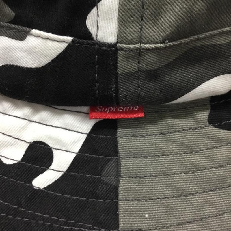 シュプリーム Supreme 帽子 ハット バケットハット カモフラ カモフラージュ柄・迷彩 白 / ホワイト / X 黒 / ブラック / X 灰 / グレー /  メンズ USED 古着 中古 10121845
