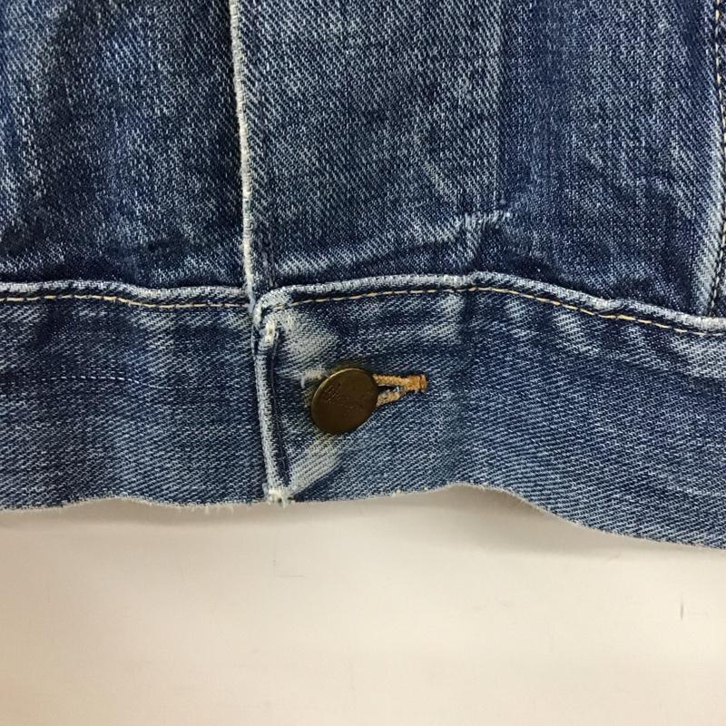 ラングラー Wrangler ジャケット、上着 ジャケット、ブレザー デニムジャケット Gジャン アウター カジュアルジャケット 40 無地 インディゴ / インディゴ /  メンズ USED 古着 中古 10131217
