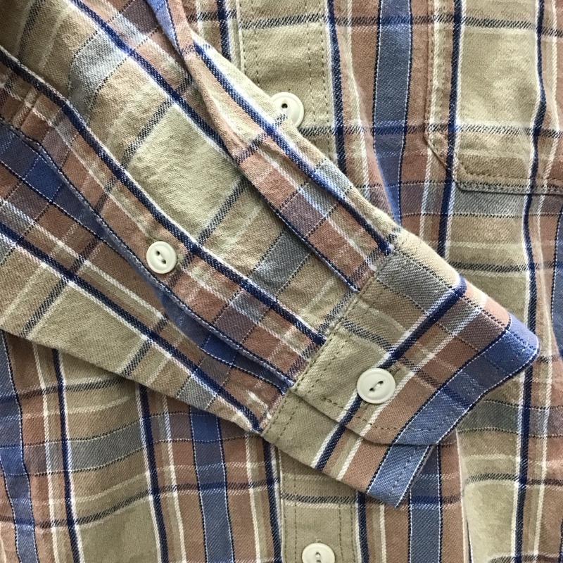エディーバウアー Eddie Bauer シャツ、ブラウス 長袖 長袖シャツ カラーシャツ ポケットシャツ 長袖カットソー チェックシャツ M チェック マルチカラー / マルチカラー /  メンズ USED 古着 中古 10116279
