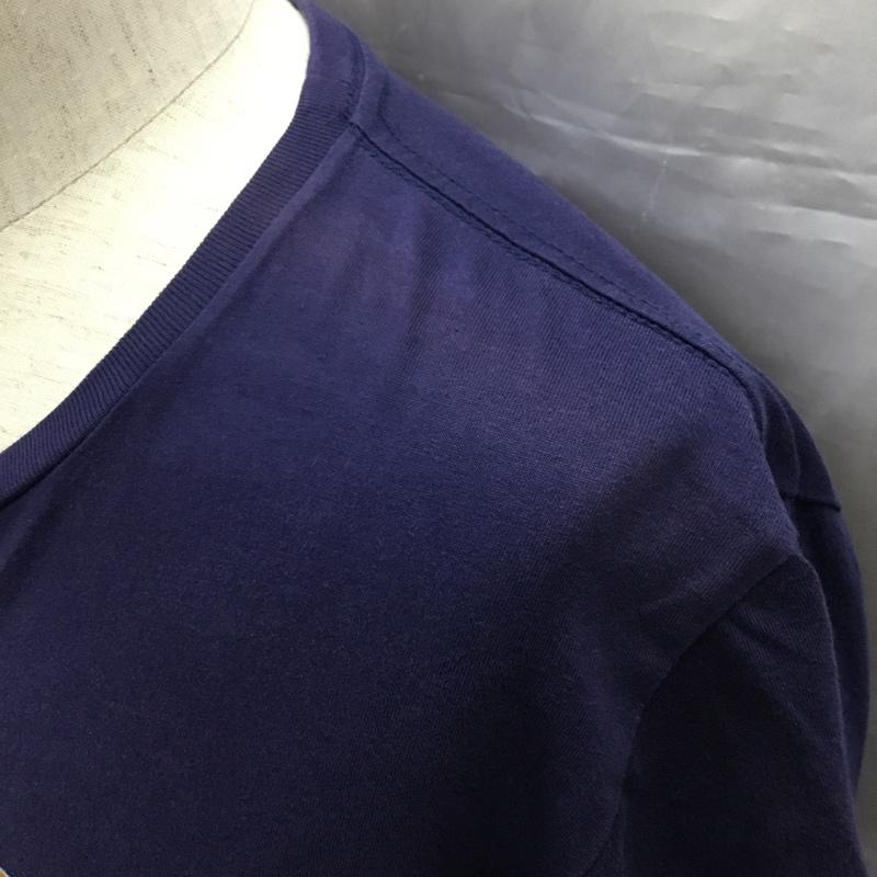 アーバンリサーチドアーズ URBAN RESEARCH DOORS Tシャツ 半袖 半袖カットソー プリントTシャツ クルーネックカットソー 38 プリント 紺 / ネイビー /  メンズ USED 古着 中古 10114609