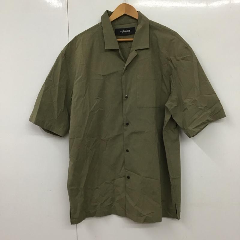 フェニックス PHENIX シャツ、ブラウス 半袖 poh-23002ob 半袖シャツ 無地シャツ ポケットシャツ NYｵｰﾌﾟﾝｶﾗｰｼｬﾂ XL 無地 カーキ / カーキ /  メンズ USED 古着 中古 10131392