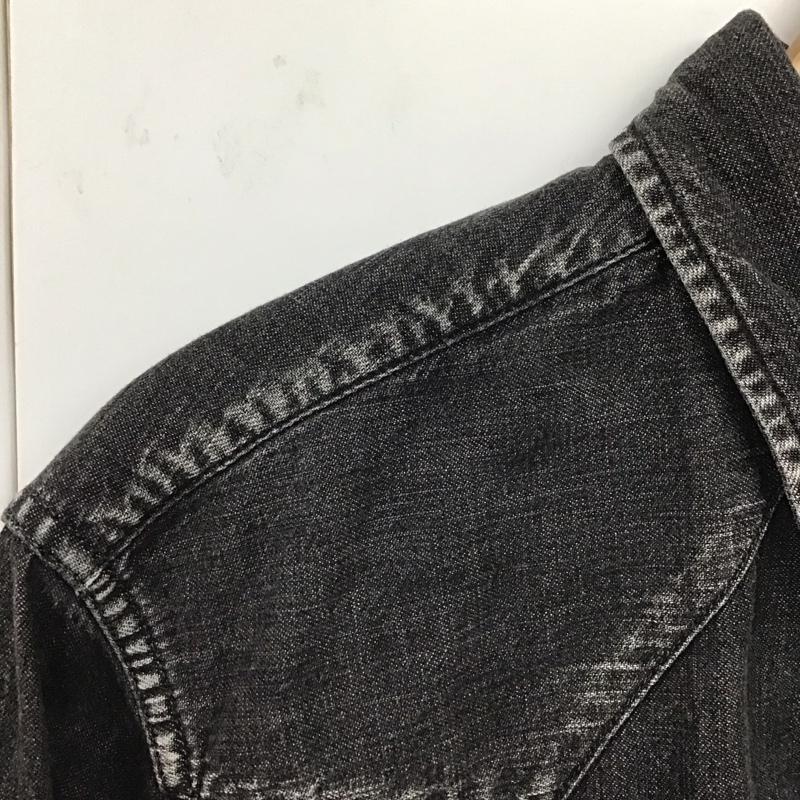 スタンダード カリフォルニア STANDARD CALIFORNIA シャツ、ブラウス 長袖 長袖シャツ 無地シャツ カラーシャツ M 無地 黒 / ブラック /  メンズ USED 古着 中古 10130655