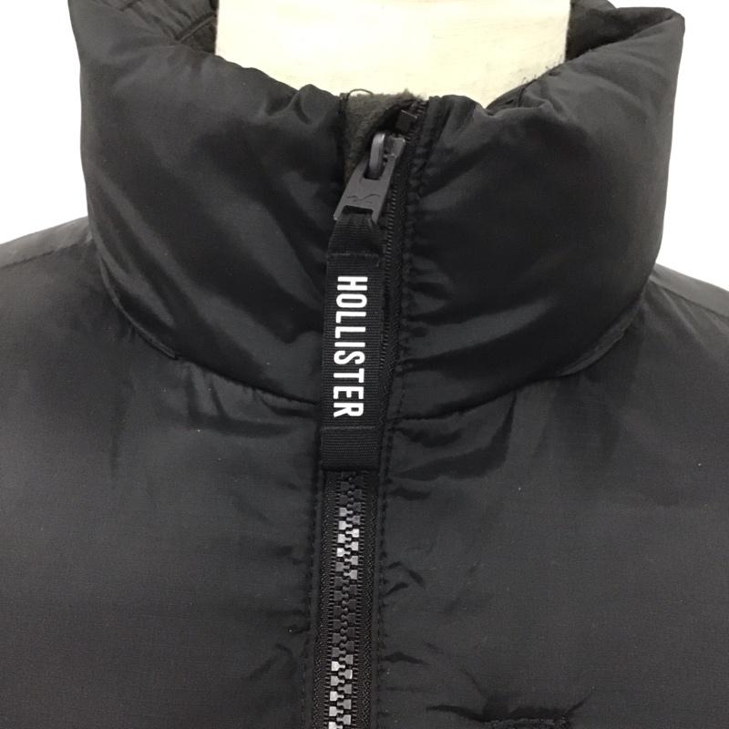 ホリスター Hollister ジャケット、上着 ダウンジャケット ジップアップジャケット ジャンパー ジャケット ダウンジャケット アウター S ロゴ、文字 黒 / ブラック /  メンズ USED 古着 中古 10124711