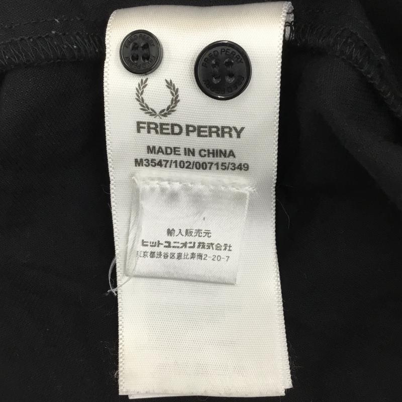 フレッドペリー FRED PERRY シャツ、ブラウス 半袖 S ロゴ、文字 黒 / ブラック /  メンズ USED 古着 中古 10133773