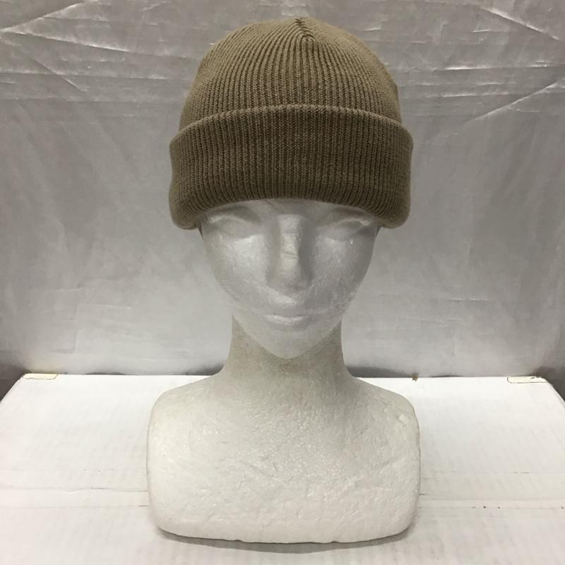 ラカル RACAL 帽子 ニット帽 ビーニー 日本製 無地 ベージュ / ベージュ /  メンズ USED 古着 中古 10120886
