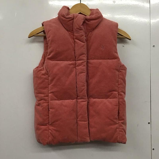 ポロラルフローレン POLO RALPH LAUREN ベスト ベスト ジップアップダウンジャケットベスト コーデュロイジャケット L ロゴ、文字 桃 / ピンク /  レディース USED 古着 中古 10145069