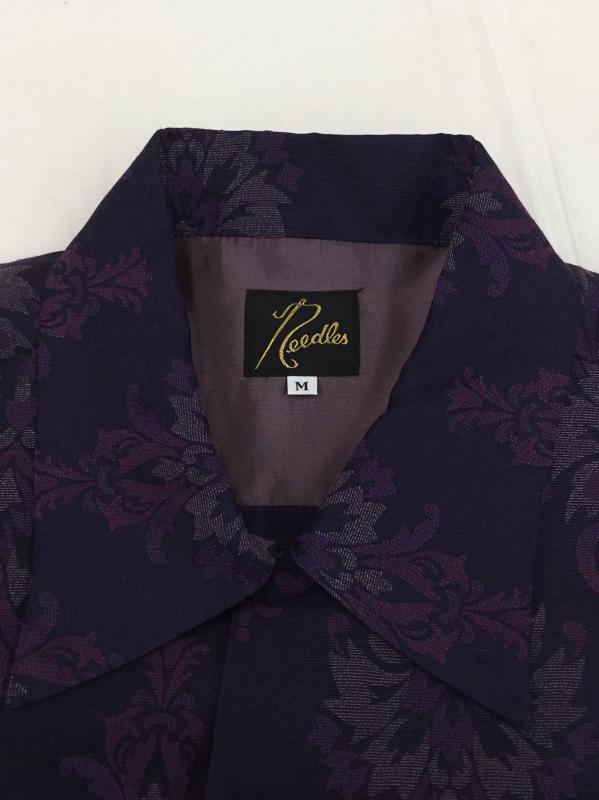 ニードルス Needles シャツ、ブラウス 半袖 Needles Classic Shirt-CU MR131 M 総柄 紫 / パープル /  メンズ USED 古着 中古 10127173