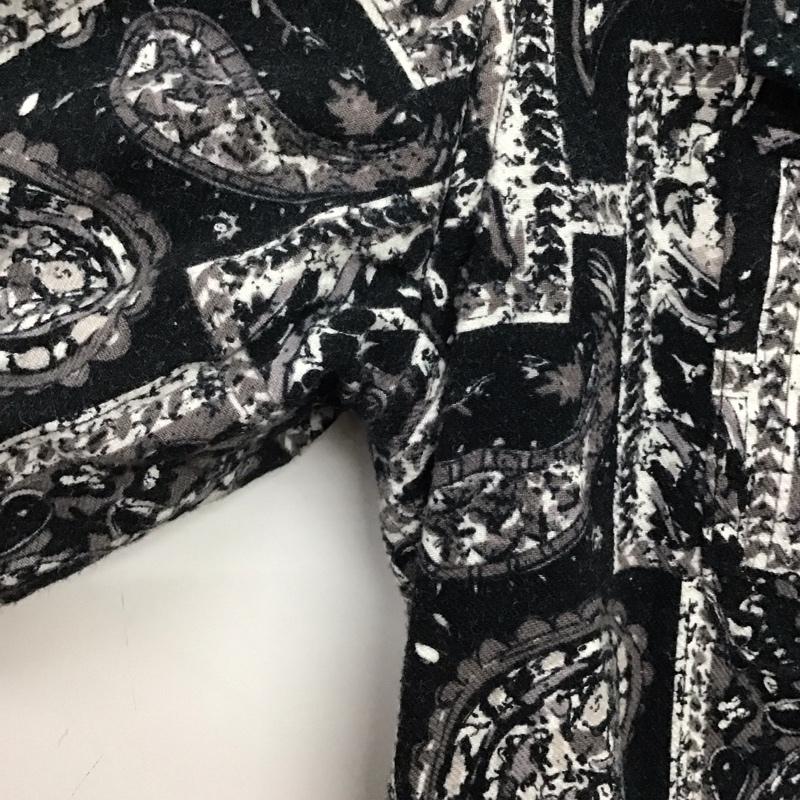 シュプリーム Supreme ジャケット、上着 ジャケット、ブレザー 16AW BrokenPaisleyFlannelZipShirt ジップアップジャケット S プリント 白 / ホワイト / X 黒 / ブラック / X 灰 / グレー /  メンズ USED 古着 中古 10140323
