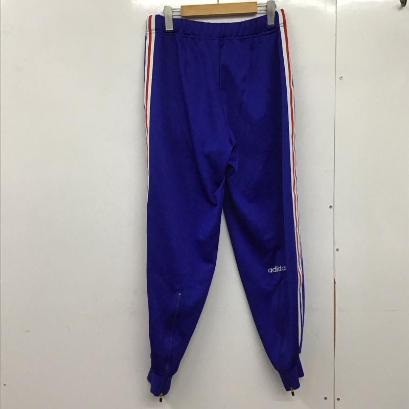 アディダス adidas パンツ ワークパンツ、ペインターパンツ ワイドパンツ カジュアルパンツ ワークパンツ ジャージ 0 ロゴ、文字 青 / ブルー /  メンズ USED 古着 中古 10146478