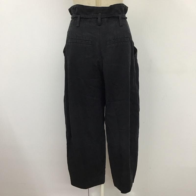 マウジー MOUSSY ボトムス ボトムス 010ES230-1630 HIGH WAIST COCOON PANTS ハイウエスト コクーンパンツ 1 無地 黒 / ブラック /  レディース USED 古着 中古 10114468
