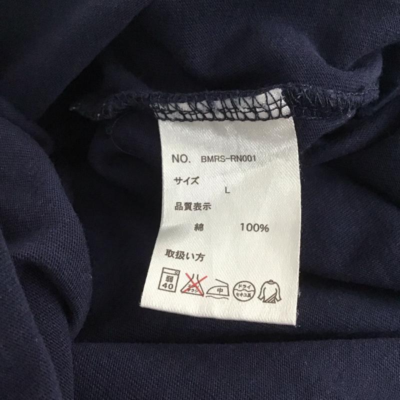 レインスプーナー reyn spooner Tシャツ 半袖 半袖カットソー プリントTシャツ クルーネックカットソー L 無地 紺 / ネイビー /  メンズ USED 古着 中古 10132804