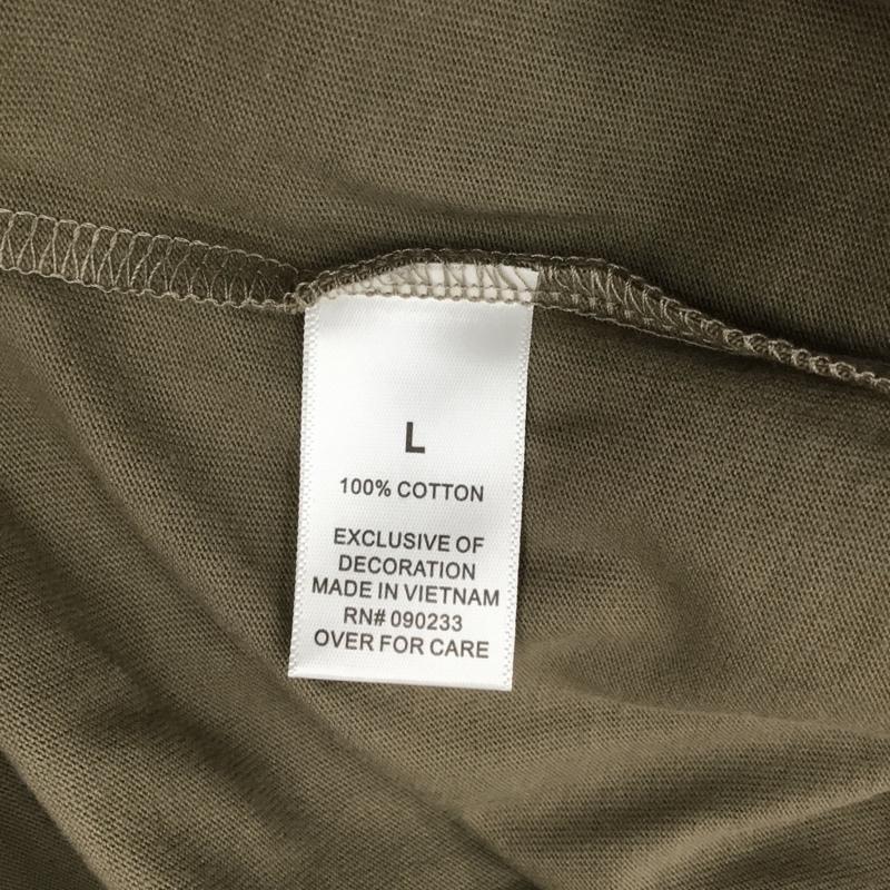 エッセンシャルズ ESSENTIALS カットソー 長袖 69139605 長袖カットソー クルーネックカットソー ロングスリーブカットソー プリントTシャツ L 無地 ベージュ / ベージュ /  メンズ USED 古着 中古 10109331