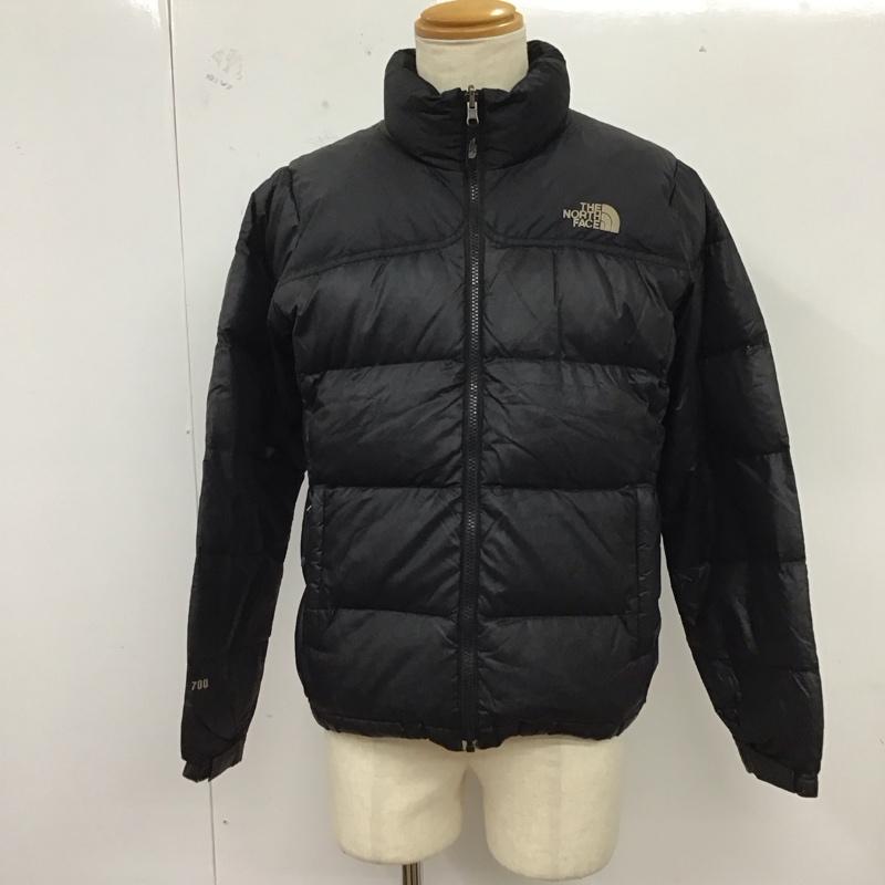 ザノースフェイス THE NORTH FACE ジャケット、上着 ジャンパー、ブルゾン ジップアップジャケット ジャンパー ダウンジャケット カジュアルジャケット アウター ロゴ、文字 黒 / ブラック /  メンズ USED 古着 中古 10122784
