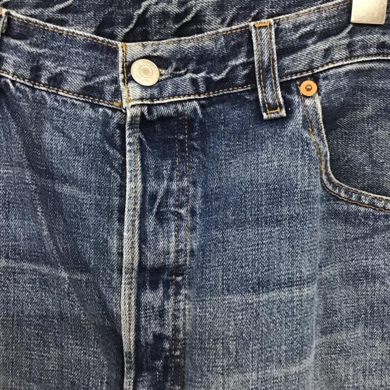 リーバイストラウスアンドコー Levi Strauss & co. パンツ デニム、ジーンズ デニムパンツ ワイドパンツ カジュアルパンツ 35インチ 無地 インディゴ / インディゴ /  メンズ USED 古着 中古 10140628