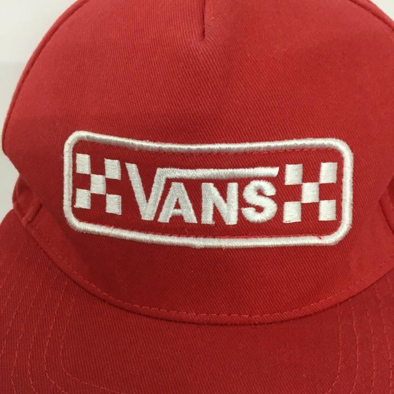 スタンダード カリフォルニア STANDARD CALIFORNIA 帽子 キャップ VANS 17AW CAP コラボ Checker Logo ロゴ、文字 赤 / レッド /  メンズ USED 古着 中古 10132036