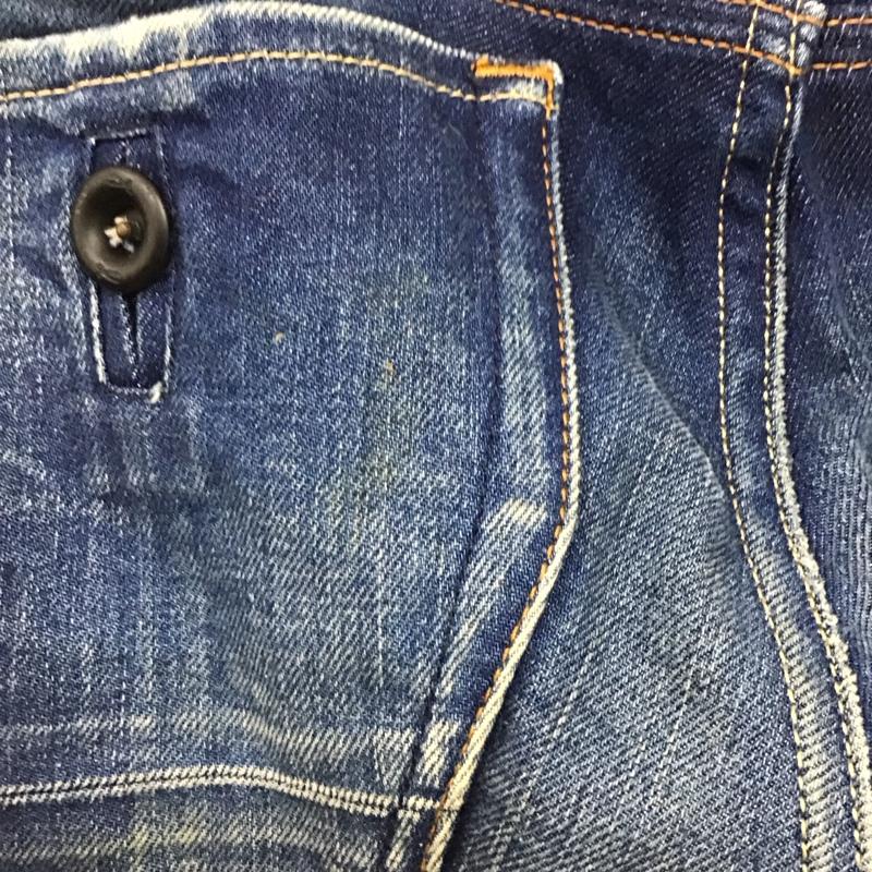 デンハム DENHAM パンツ デニム、ジーンズ 28インチ 無地 インディゴ / インディゴ /  メンズ USED 古着 中古 10141172
