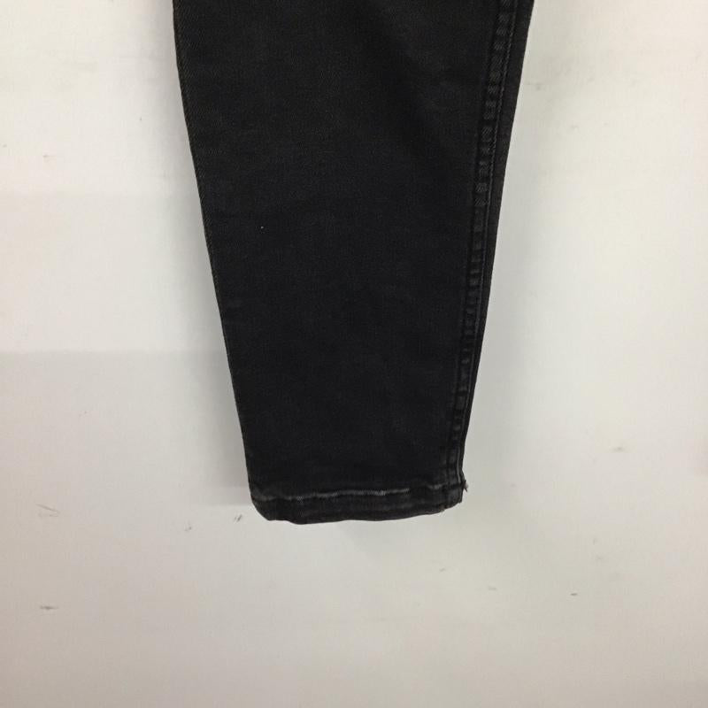 ザラ ZARA パンツ デニム、ジーンズ 5575 415 822 スキニー ストレッチ EU40 無地 黒 / ブラック /  レディース USED 古着 中古 10140201