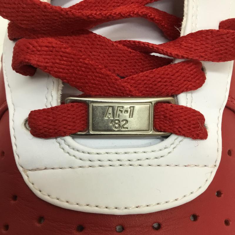 ナイキ NIKE スニーカー スニーカー 335844-611 AIR FORCE 1 HIGH SUPREME エアフォース1　ハイ　サプリーム 28.0cm ロゴ、文字 白 / ホワイト / X 赤 / レッド /  メンズ USED 古着 中古 10124091