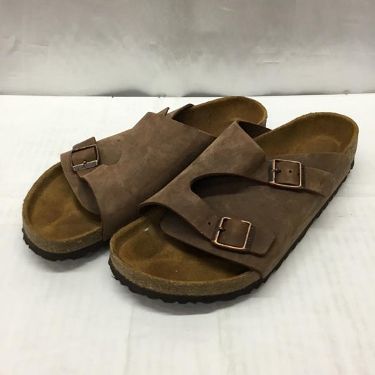 ビルケンシュトック BIRKENSTOCK サンダル サンダル 27cm ストラップ コンフォートサンダル 27.0cm 無地 茶 / ブラウン /  メンズ USED 古着 中古 10118659