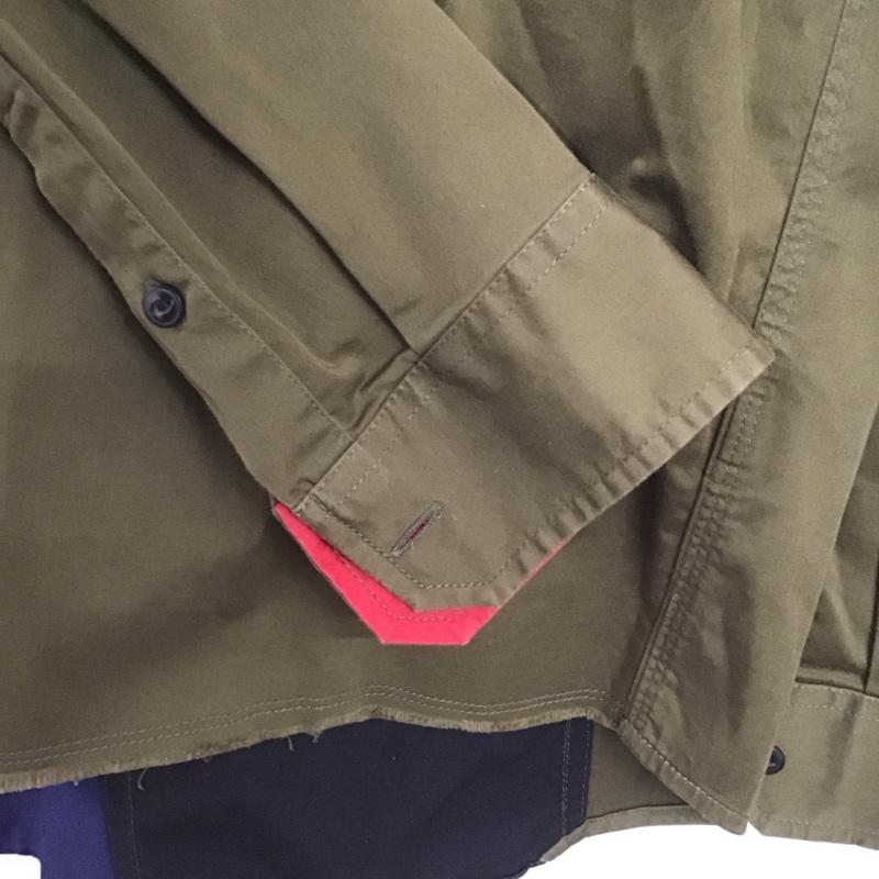 ディーゼル DIESEL シャツ、ブラウス 長袖 長袖シャツ 無地シャツ カラーシャツ L 無地 カーキ / カーキ /  メンズ USED 古着 中古 10145992