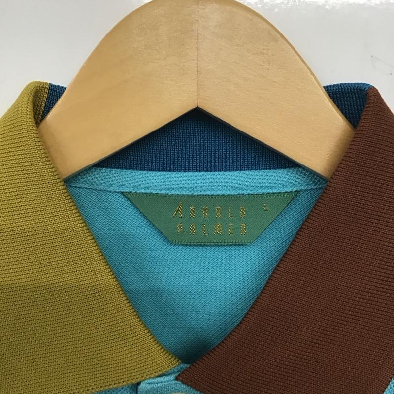 アーノルドパーマー Arnold Palmer ポロシャツ 半袖 L 無地 マルチカラー / マルチカラー /  メンズ USED 古着 中古 10134613