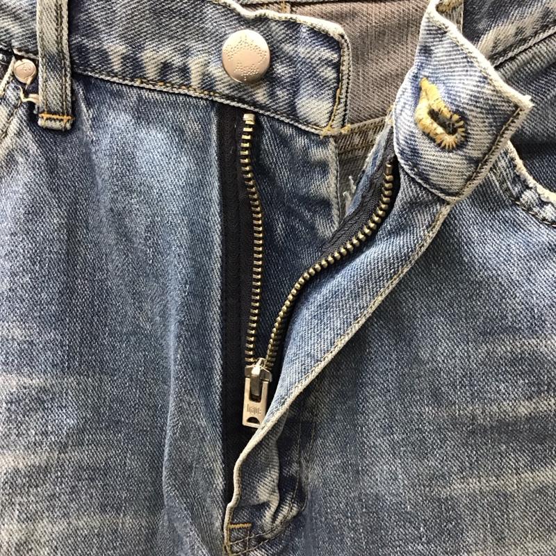 アベイシングエイプ A BATHING APE パンツ デニム、ジーンズ デニムパンツ スリムパンツ カジュアルパンツ ジーンズ S 無地 インディゴ / インディゴ /  メンズ USED 古着 中古 10111700