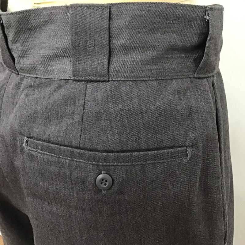 ジーナシス JEANASIS パンツ スラックス JS050216AD ワイドストレートパンツ S 無地 灰 / グレー /  レディース USED 古着 中古 10117365