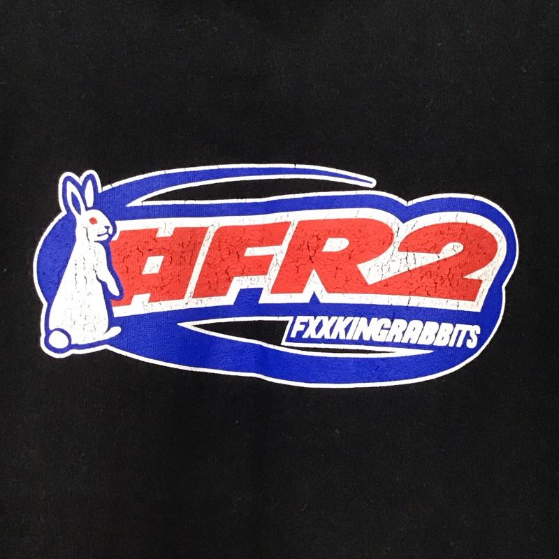 エフアールツー FR2 Tシャツ 半袖 半袖カットソー プリントTシャツ クルーネックカットソー XL ロゴ、文字 黒 / ブラック /  メンズ USED 古着 中古 10145710