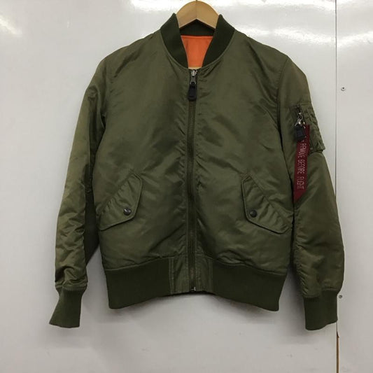 アヴィレックス AVIREX ジャケット、上着 ジャンパー、ブルゾン 6242066 MA-1 フライトジャケット M 無地 カーキ / カーキ /  メンズ USED 古着 中古 10145218