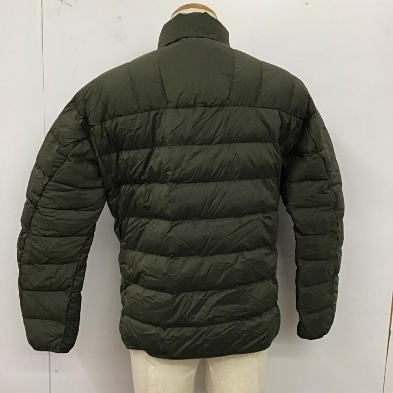 ユニクロ UNIQLO ジャケット、上着 ジャケット、ブレザー 311-439589 ダウンジャケット ジップアップジャケット アウター L 無地 カーキ / カーキ /  メンズ USED 古着 中古 10123603